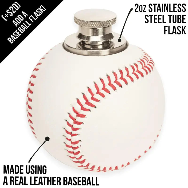Baseball Bottle Opener Made from a Real Leather Baseball