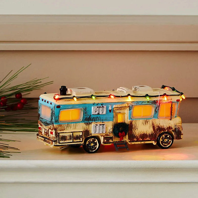 Christmas Craft Ornament Snowman Doll Garden Ornament Home Decora Country Street Scene Resin Ornament Novel Christmas Child Gift