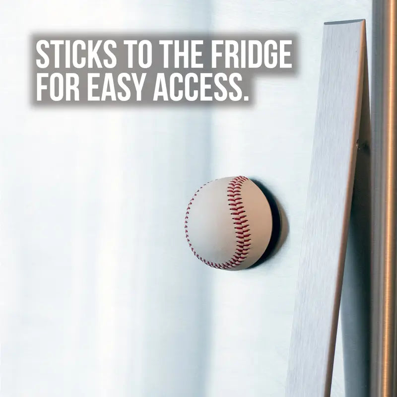 Baseball Bottle Opener Made from a Real Leather Baseball