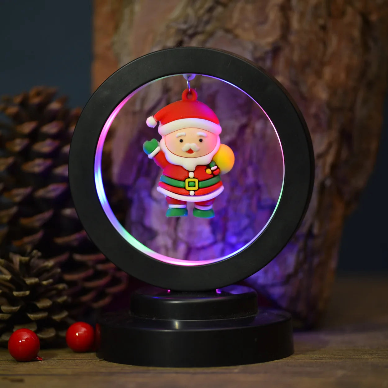 Christmas Craft Ornament Snowman Doll Garden Ornament Home Decora Country Street Scene Resin Ornament Novel Christmas Child Gift