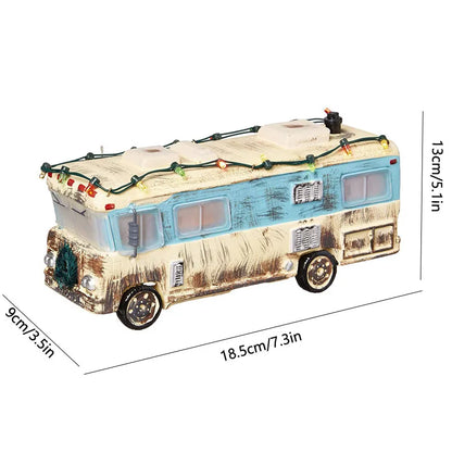 Christmas Craft Ornament Snowman Doll Garden Ornament Home Decora Country Street Scene Resin Ornament Novel Christmas Child Gift