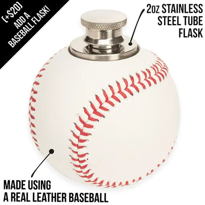Baseball Bottle Opener Made from a Real Leather Baseball