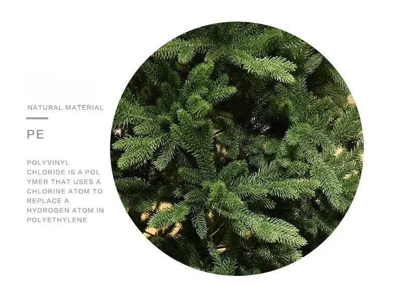 PE/PVC Christmas Tree Encryption Human Shaped Large Christmas Tree Home Interior and Outdoor Decoration Christmas Accessories