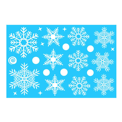 Christmas Stickers Electrostatic Glass Stickers Santa Claus Deer On Christmas Windows Walls Decor Xmas Gift Navidad DecoracióN