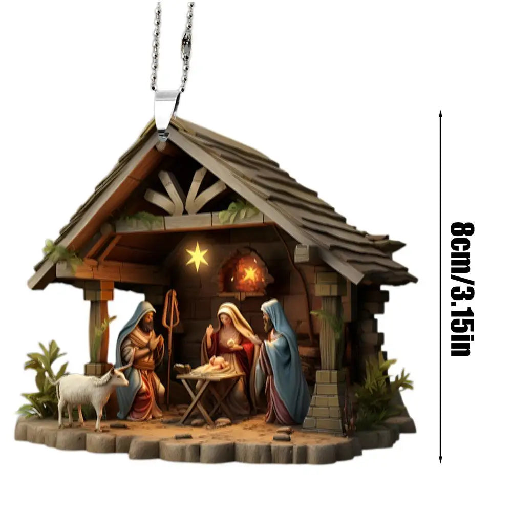Christmas Tree Ornament Birth of Jesus
