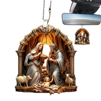 Christmas Tree Ornament Birth of Jesus