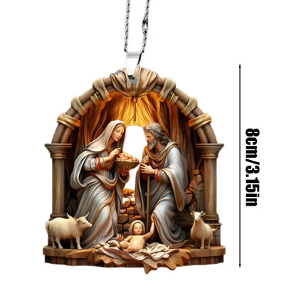 Christmas Tree Ornament Birth of Jesus
