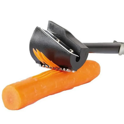 Creative Manual Spiral Slicers Vegetable Cutter Spiral Peeler Fruits Device Cooking Gadget Kitchen Roll Flower Decorative Tool