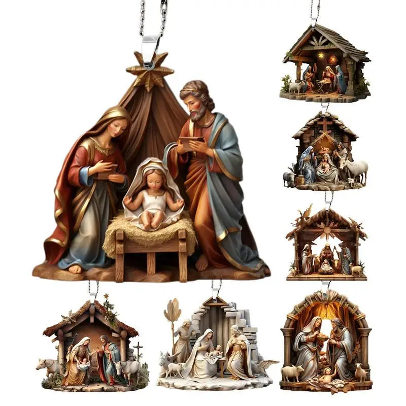 Christmas Tree Ornament Birth of Jesus