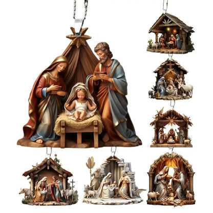 Christmas Tree Ornament Birth of Jesus