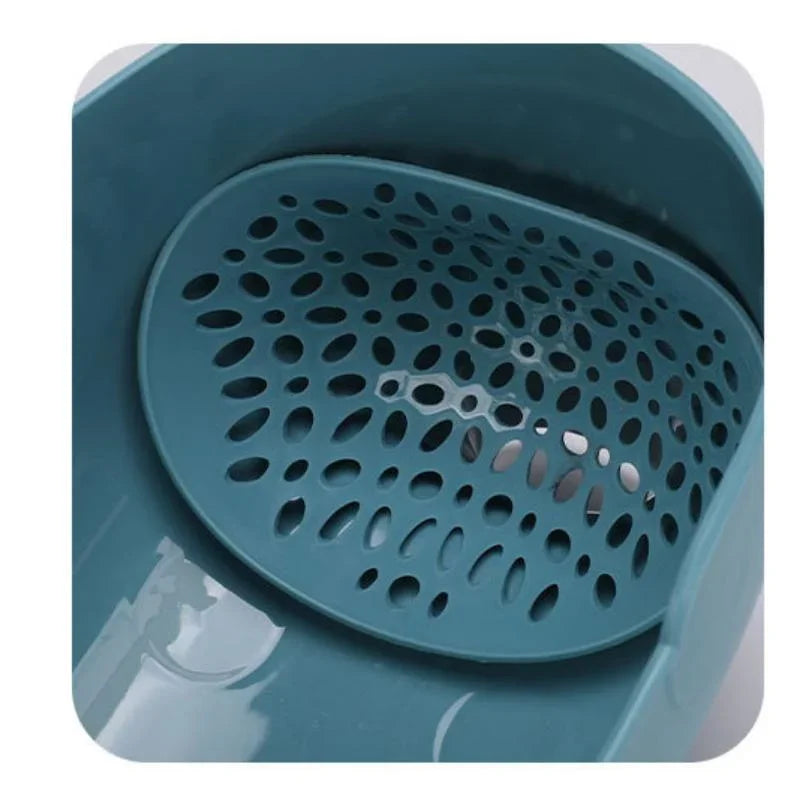Collapsible Colander Kitchen Accessories Extendable Strainer Fruits Vegetables Noodle Drain Basket Space-Saver Drainer Over Sink