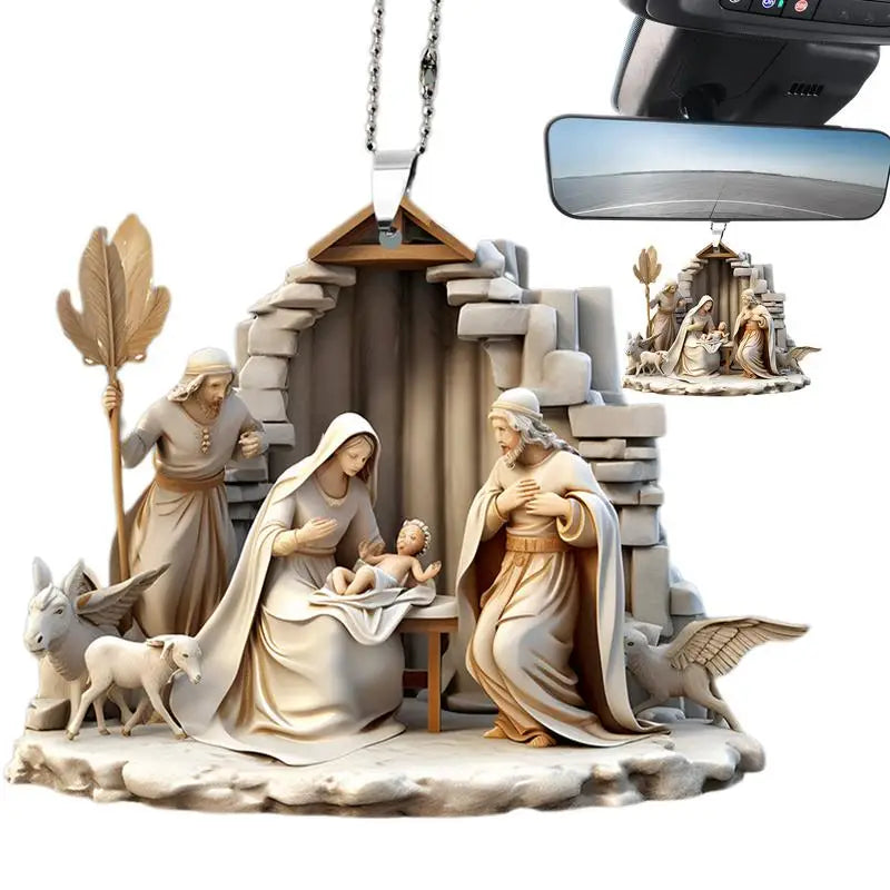 Christmas Tree Ornament Birth of Jesus