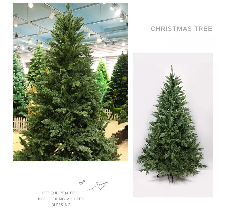 PE/PVC Christmas Tree Encryption Human Shaped Large Christmas Tree Home Interior and Outdoor Decoration Christmas Accessories
