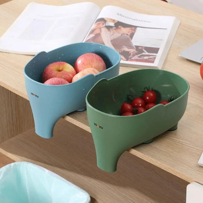 Collapsible Colander Kitchen Accessories Extendable Strainer Fruits Vegetables Noodle Drain Basket Space-Saver Drainer Over Sink
