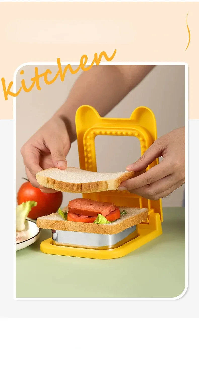 Breakfast Sandwich Maker Bread Mold Toast Bread Cutting Die  Sandwich Cookie Cutter Breakfast Dessert DIY Tool Kitchen Gadgets