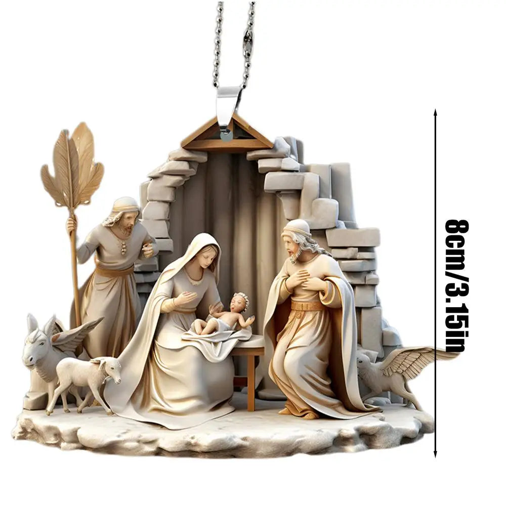 Christmas Tree Ornament Birth of Jesus