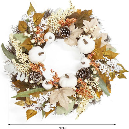 1pcs Autumn Maples Leaf Pumpkin Berry Garland Fall Mantle Fireplace Thanksgiving Halloween Christmas Farmhouse Harvest Decoratio