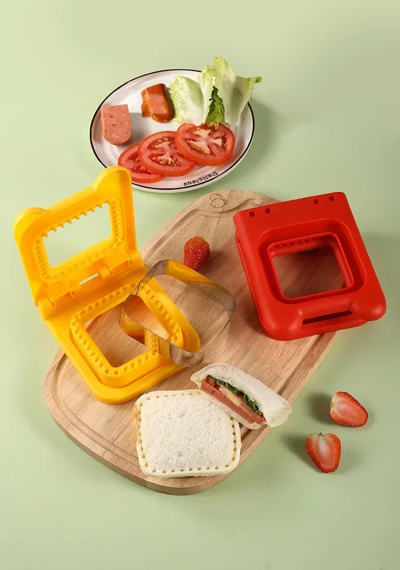 Breakfast Sandwich Maker Bread Mold Toast Bread Cutting Die  Sandwich Cookie Cutter Breakfast Dessert DIY Tool Kitchen Gadgets