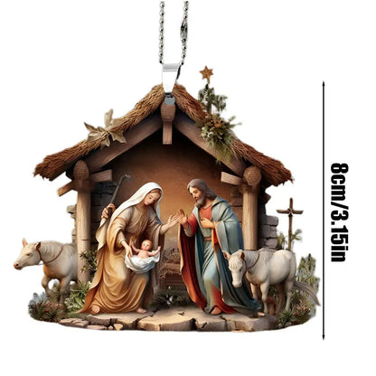 Christmas Tree Ornament Birth of Jesus
