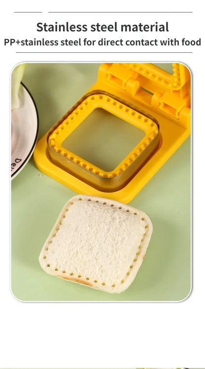 Breakfast Sandwich Maker Bread Mold Toast Bread Cutting Die  Sandwich Cookie Cutter Breakfast Dessert DIY Tool Kitchen Gadgets