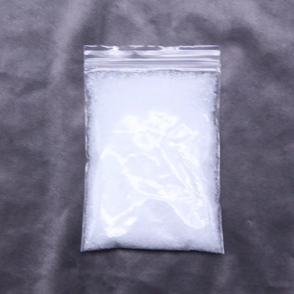 10/20/50/100g Simulated Artificial Snow PE Dry Snow Landscaping False Snow Christmas Tree Decoration Wedding Window Activities