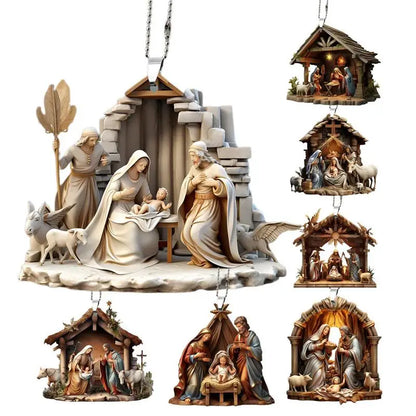 Christmas Tree Ornament Birth of Jesus