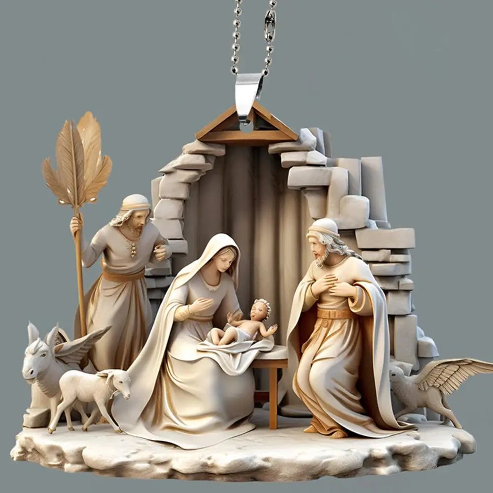 Christmas Tree Ornament Birth of Jesus