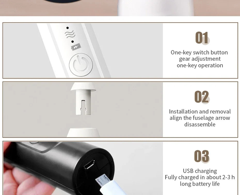 Baking Milk Stirrer Electric Beater Home Gadgets USB Rechargeable 2-in-1 Electric Egg Beater Mini Blender Cake Mixer Frother Bar
