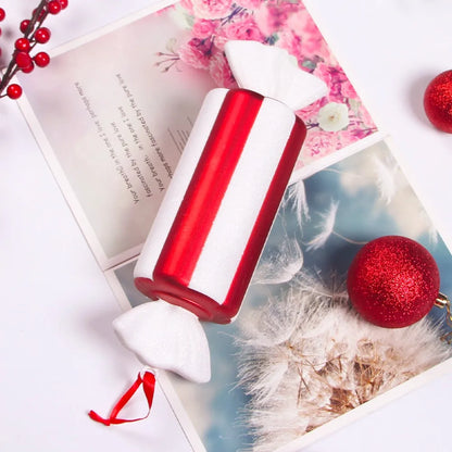 Christmas Large Candy Canes Christmas Tree Lollipop Decoration Ornaments White and Red