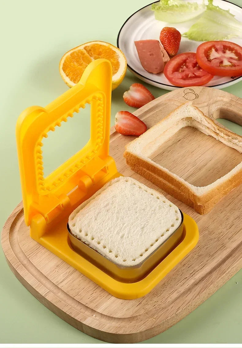 Breakfast Sandwich Maker Bread Mold Toast Bread Cutting Die  Sandwich Cookie Cutter Breakfast Dessert DIY Tool Kitchen Gadgets