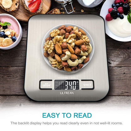 Digital Food Scale with Multiple Units and Tare Function